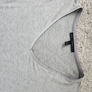 WHBM Gray V-Neck Women's Top Extra Small